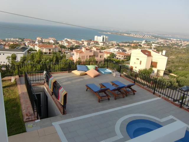Luxury Villa With Amazing View, Çeşme المظهر الخارجي الصورة